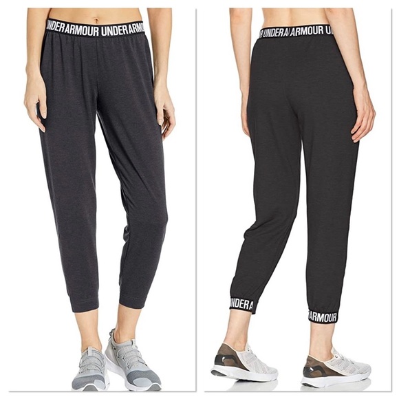 Under Armour black featherweight fleece jogger pants XL - Picture 1 of 6